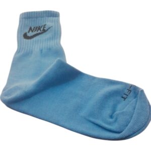 Medias Celestes con logo Negro NIKE