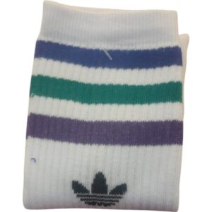 Medias Blancas con rayas de colores Adidas