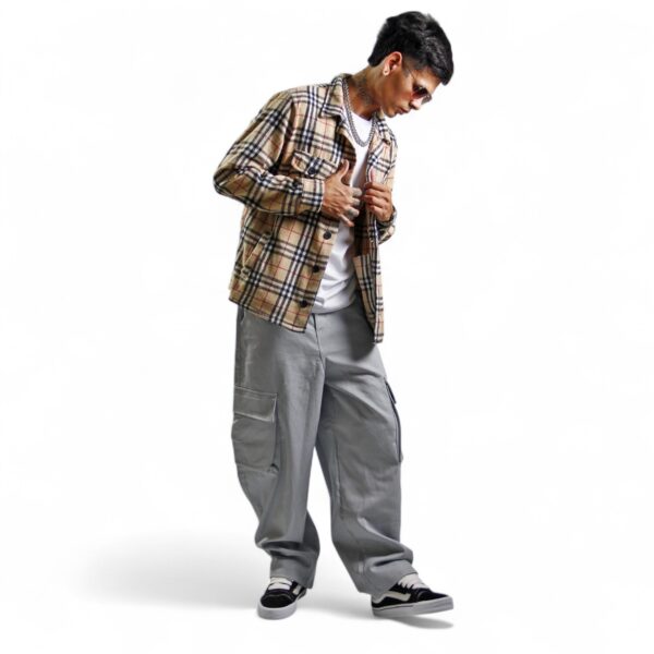 Jean Cargo Baggy Denim Shirokami - Imagen 6