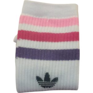 Medias Blancas con raya de colores ADIDAS.