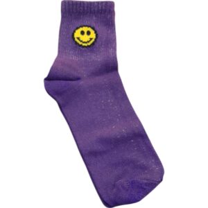 Medias Violetas con Carita Feliz