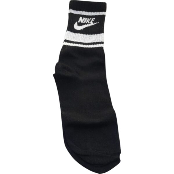 Medias Negras con triple raya blanca NIKE - Imagen 2