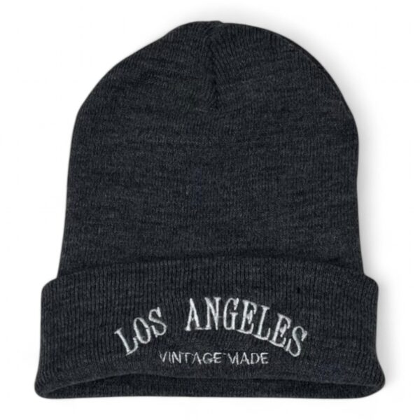 Gorro Gris Oscuro LOS ÁNGELES