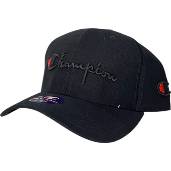 Gorra Champions Negra con Negro