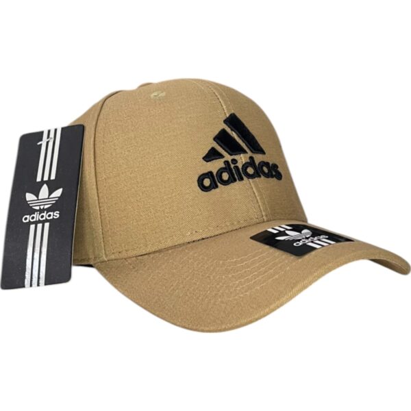 Gorra Adidas Beige con Negro - Imagen 2