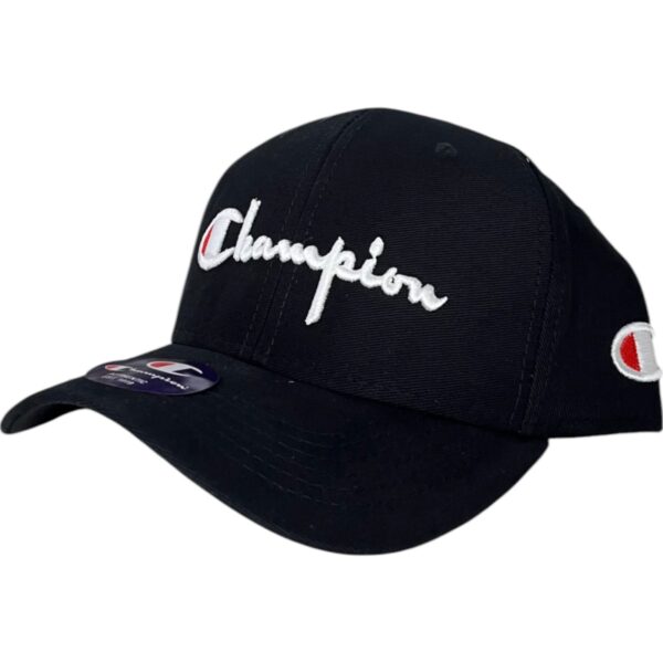 Gorra Champions Negra con Blanco