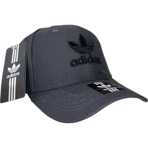 Gorra Adidas Gris con Negro - Imagen 2