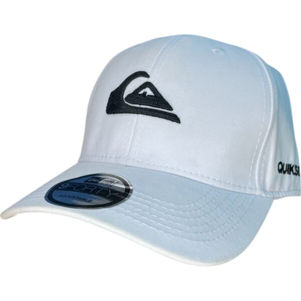 Gorra Quiksilver Blanca con Negro
