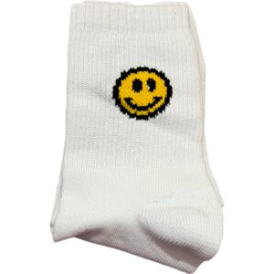 Medias Blancas con Carita Feliz