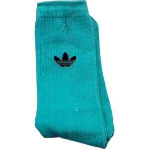 Medias Turquesas con logo Negro ADIDAS