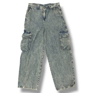 Jean Cargo Baggy Denim Washed Kenny