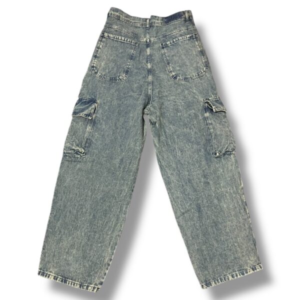 Jean Cargo Baggy Denim Washed Kenny - Imagen 2