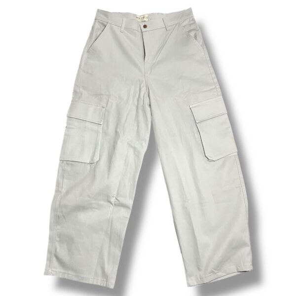 Jean Cargo Baggy Denim Shirokami