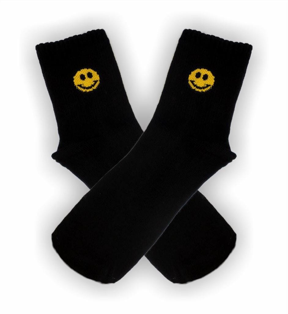 Medias Negras con Carita Feliz