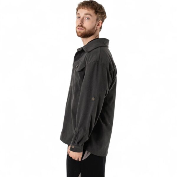 Camisaco Corderoy Gris - Imagen 4