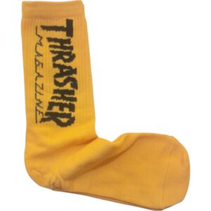 Medias Amarillas con Negro Thrasher Magazine