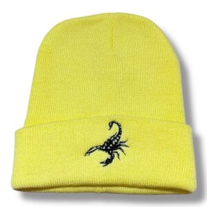 Gorro Amarillo con Escorpion Negro Rituals Brand