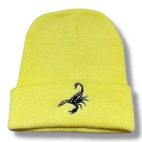 Gorro Amarillo con Escorpion Negro Rituals Brand