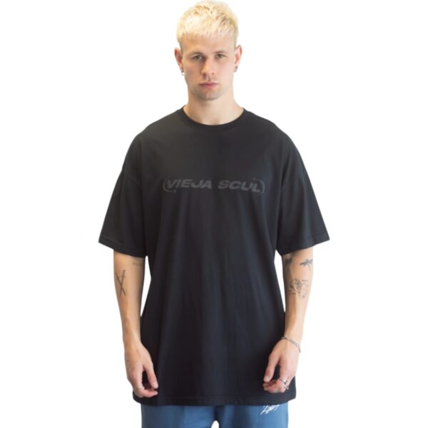 Remera Extended Logo VS Negra