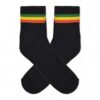 Medias Negras Premium con rayas Jamaica