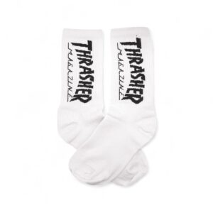Medias Blancas con Negro Thrasher Magazine