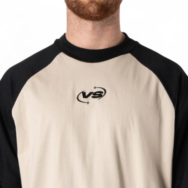 Remera Raglan Boxy VS Beige - Imagen 4