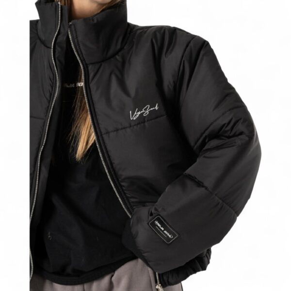 Campera Puffer Boxy Sign Black - Imagen 2