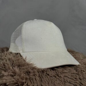 Gorra Gamuza Blanca