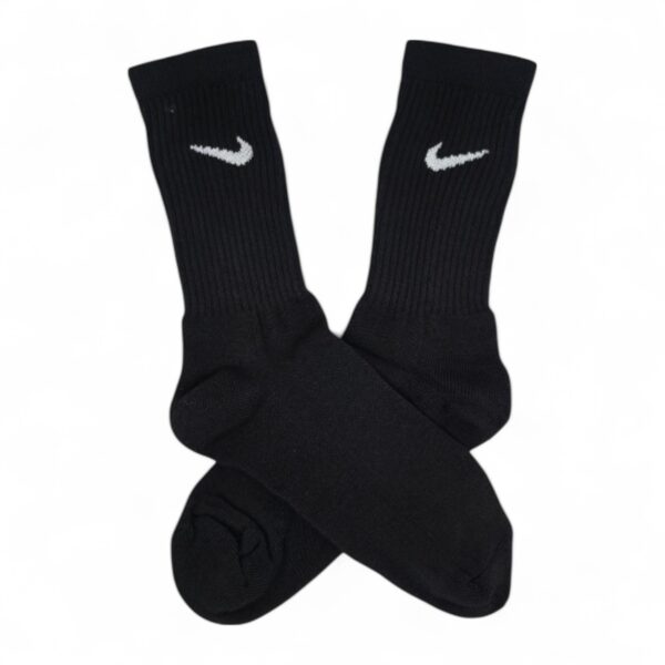 Medias Negras Premium con pipa blanca NIKE