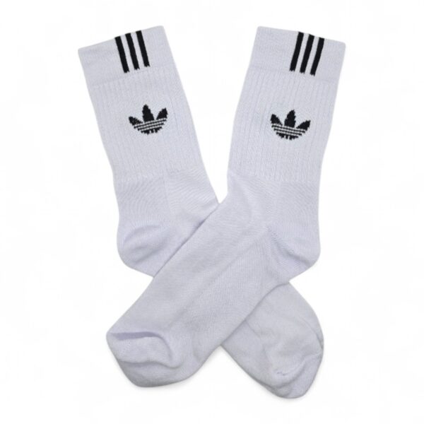 Medias Blancas Premium con negro ADIDAS