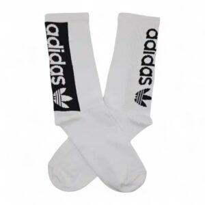 Medias Blancas con franja Negra ADIDAS