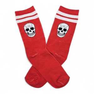 Medias Rojas Calavera