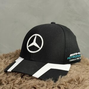 Gorra Mercedes-Benz Negra con Blanco