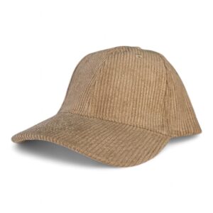 Gorra Corderoy Marrón Claro