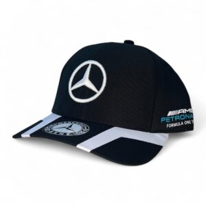 Gorra Mercedes-Benz Negra con Blanco