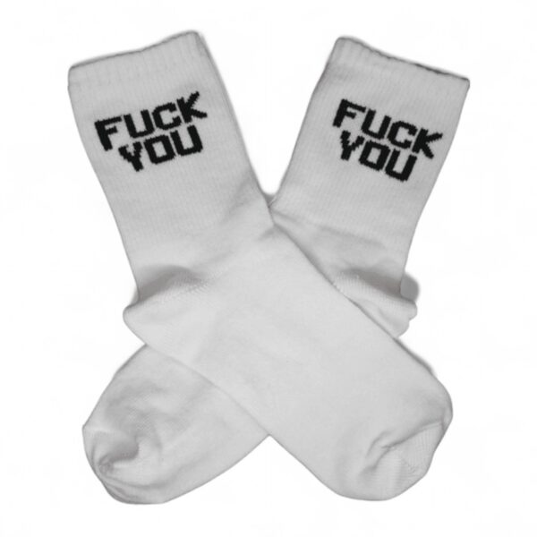 Medias Blancas Fuck You