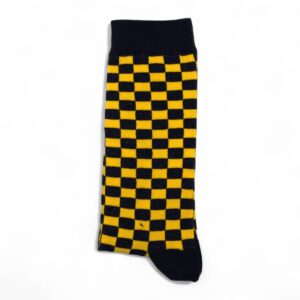Medias Cuadraditas con amarillo y negro