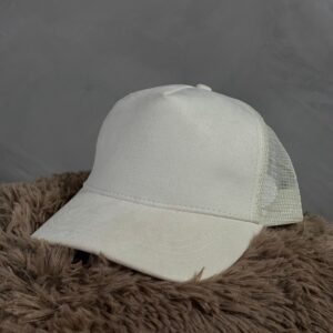 Gorra Gamuza Blanca
