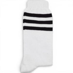 Medias Blancas con negro Old School