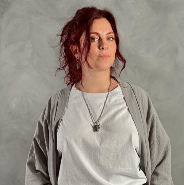 Haori Lino Liso Gris - Imagen 5