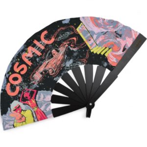 Abanico Cosmic Trip Neon