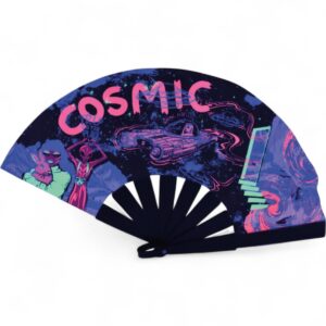 Abanico Cosmic Trip Neon