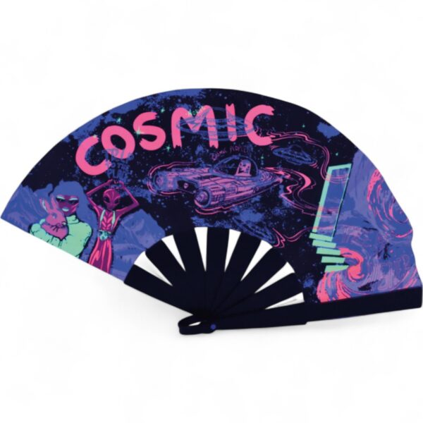 Abanico Cosmic Trip Neon - Imagen 2