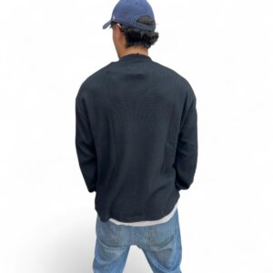 Sweater Waffle Negro