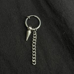 Aro Argolla con cadena y pincho