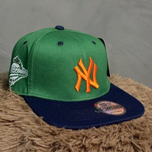Gorra Verde con Azul y Naranja New Era