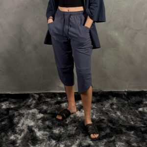 Pantalon de Lino Azul