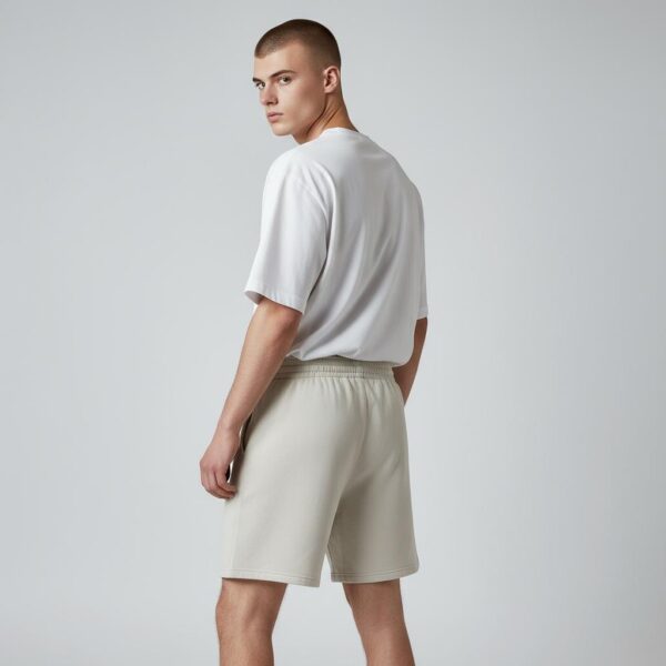Bermuda oversize beige Blanks - Imagen 5