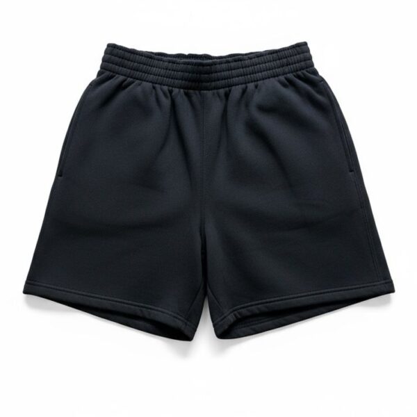 Bermuda oversize negro blanks - Imagen 2