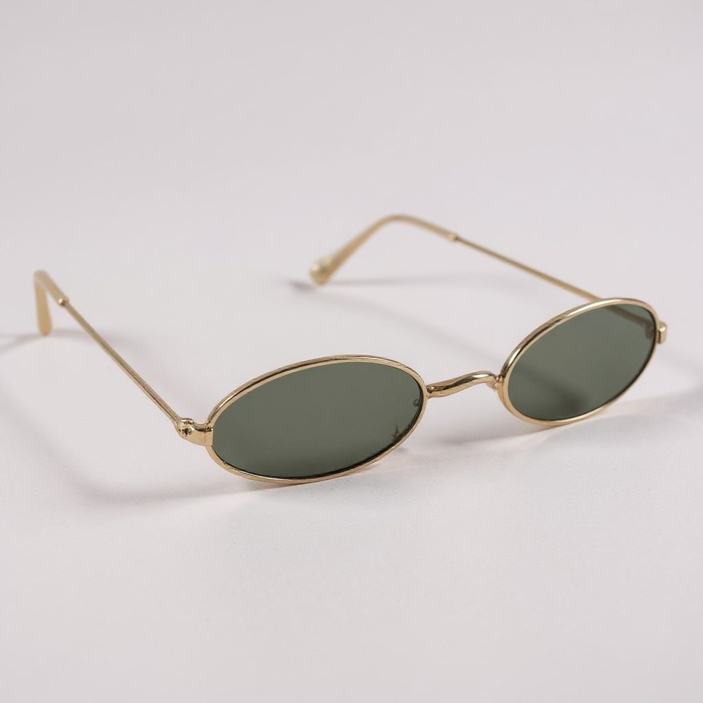 Gafas ovaladas Verde oscuro